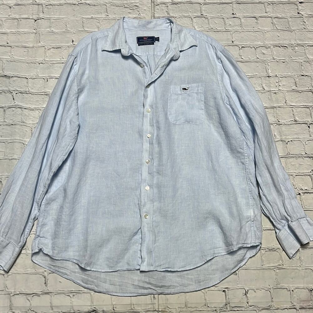 Vineyard Vines Linen Top Shirt XL